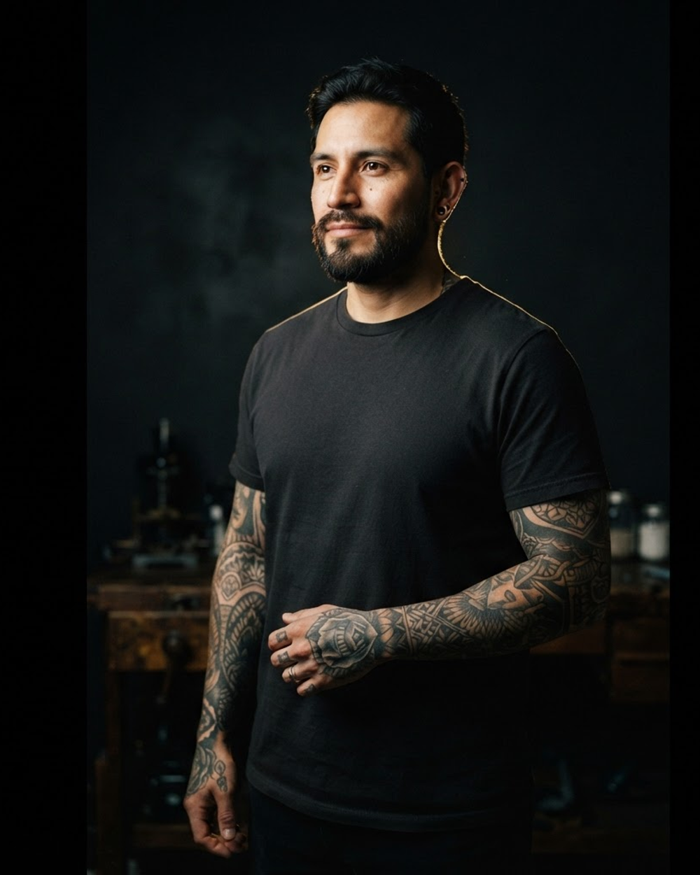 Portrait of Juan Rodriguez, Owner at A Holy Grail Tattoo