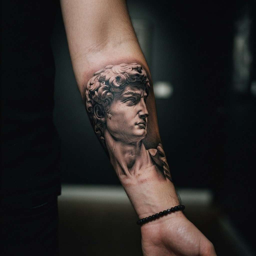 Black & Grey tattoo example